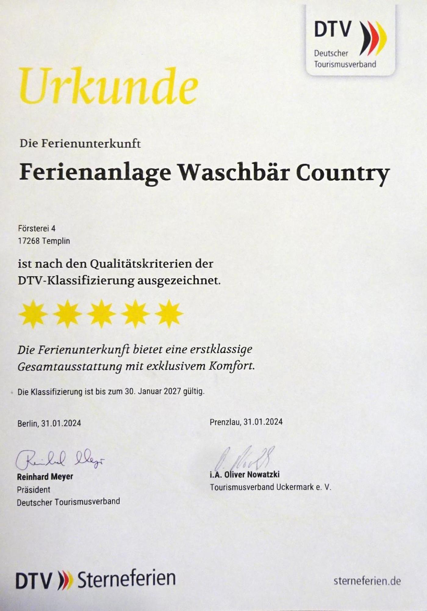 טמפלין Ferienanlage Waschbaer Country מראה חיצוני תמונה